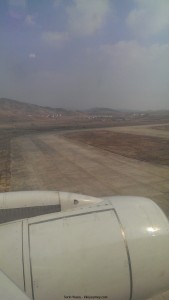 Air Koryo - landing in Pyongyang