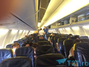Interior avion Ryanair Boeing 737-800 (2015) ruta Barcelona - Palma de Mallorca