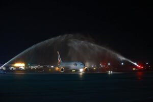 HiSky Airbus A330 a ajuns la Bucuresti