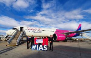 Wizz Air sărbătorește 9 ani de la primele zboruri operate de pe Aeroportul Iași.